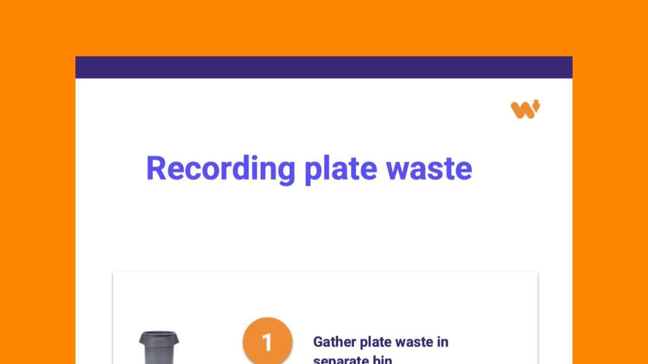 Recording Plate Waste